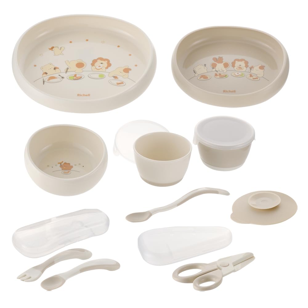Richell Try Tableware Set (1 piece) for ages 5 months and up