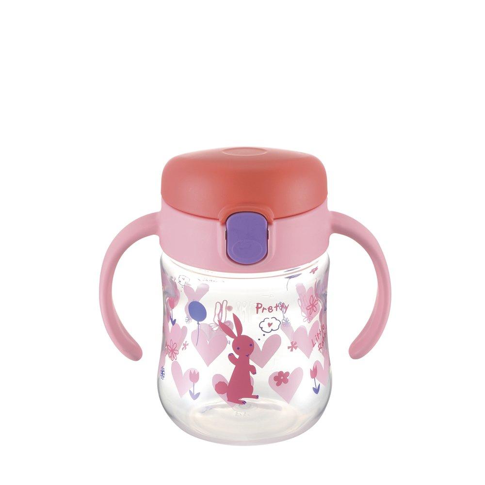 Кружка Richell Try Cup 200 мл розовая Форма отверстия позволяет выливать необходимое количество жидкости примерно за 8 месяцев, что облегчает тренировку. розовый