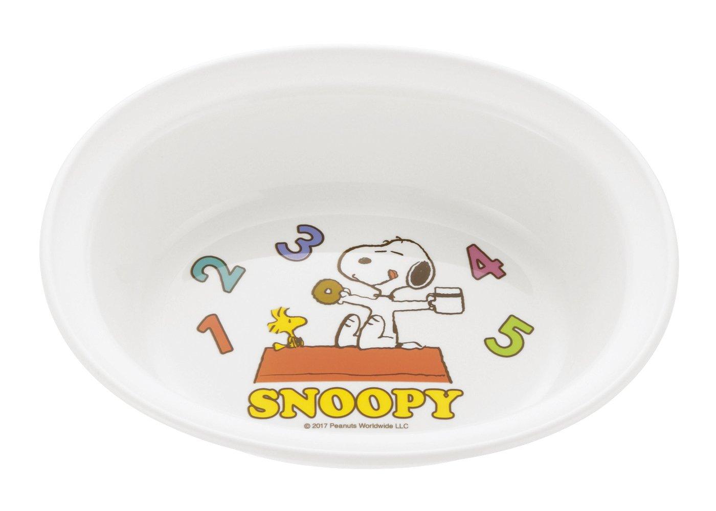 Richell Try Curry Bowl Snoopy белый