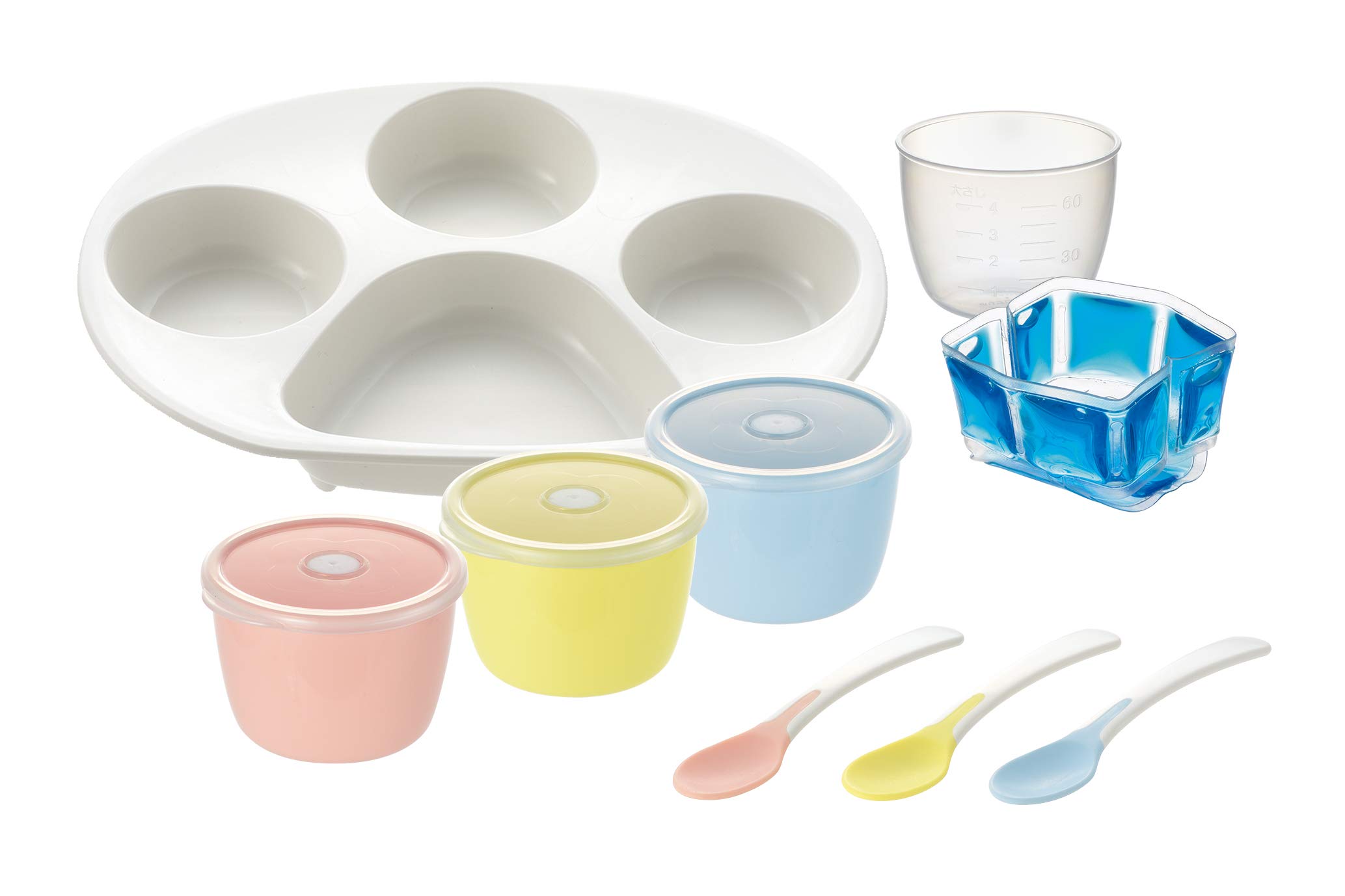 Стартовый набор детского питания Richell Try для возраста от 5 месяцев до 3 лет