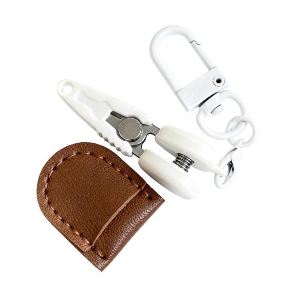 Портативные мини-ножницы брелок карабин дизайн миниатюрный режущий инструмент для шитья путешествий ультраострые маленькие ножницы кофейный